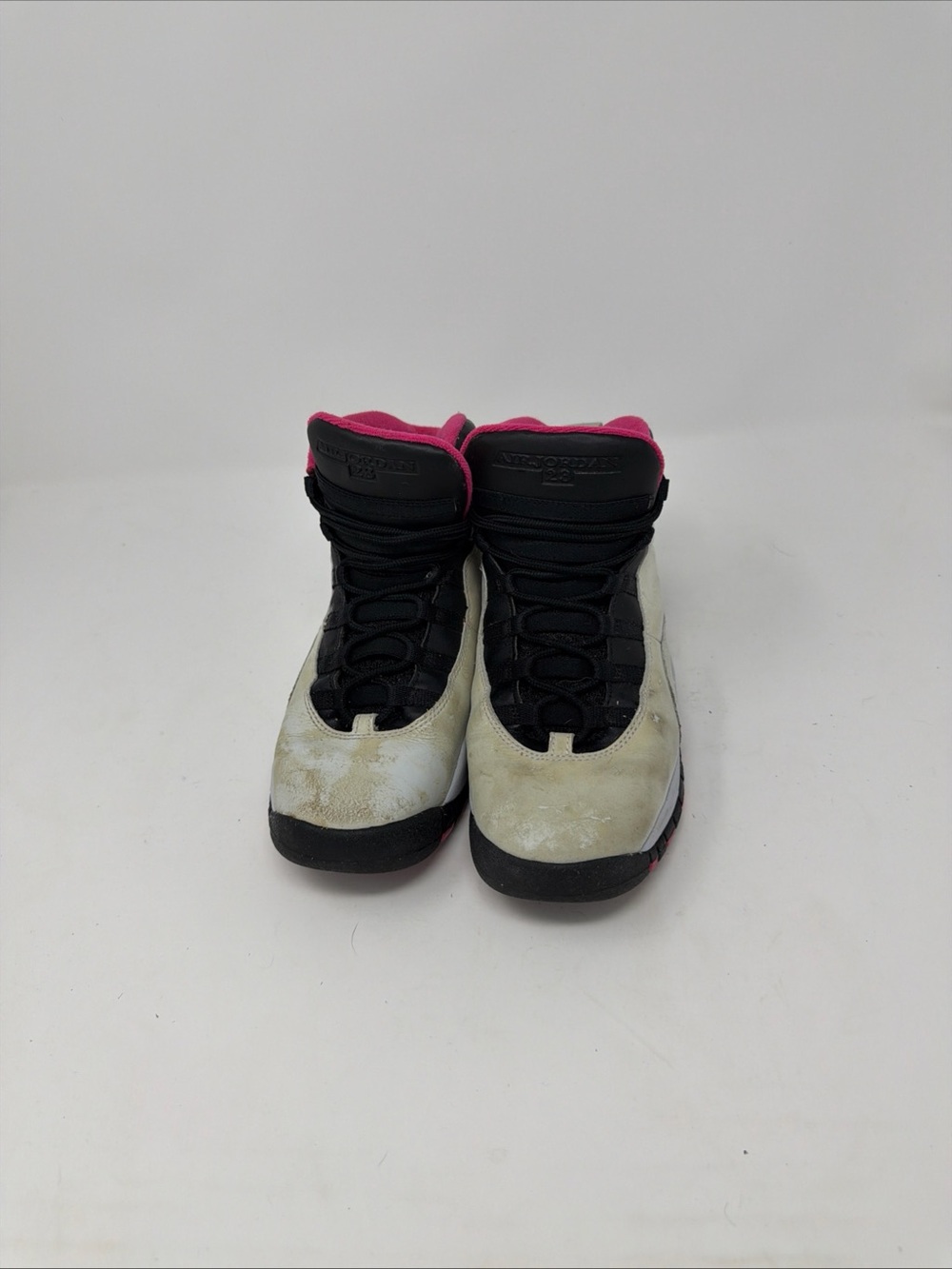 Nike Air Jordan 10 Retro Vivid Pink Girl's Shoes (487211-008) Youth 5.5y